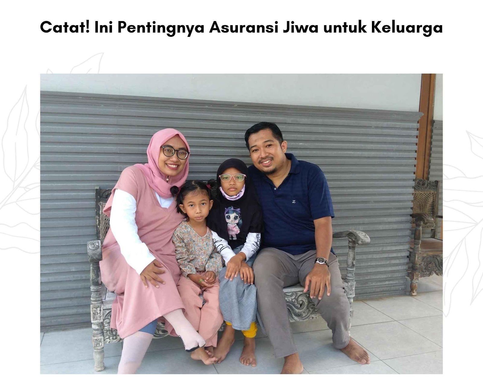 Catat! Ini Pentingnya Asuransi Jiwa Syariah untuk Keluarga