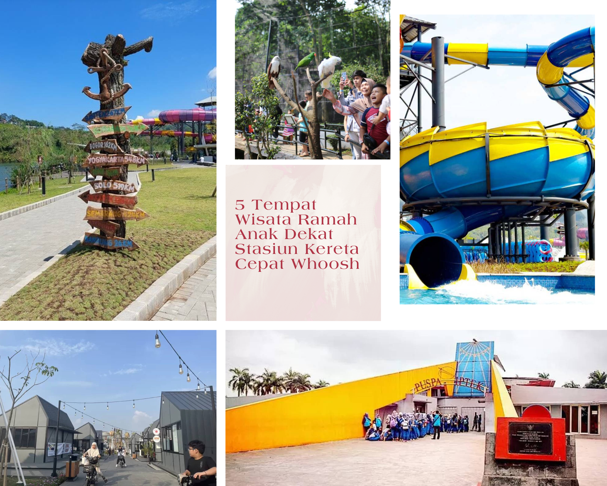 5 Tempat Wisata Ramah Anak Dekat Stasiun Kereta Cepat Whoosh