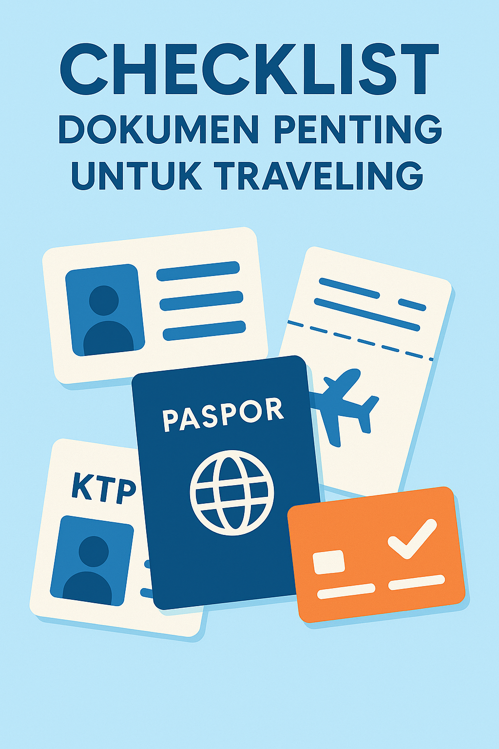 Checklist Dokumen Penting untuk Traveling: Biar Nggak Panik di Bandara!