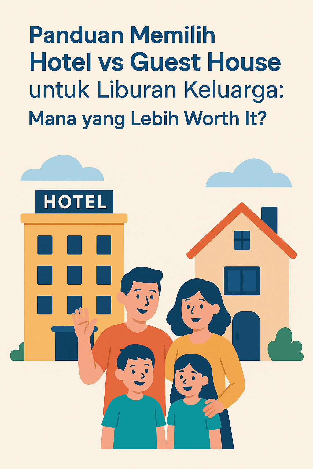 Panduan Memilih Hotel vs Guest House untuk Liburan Keluarga: Mana yang Lebih Worth It?