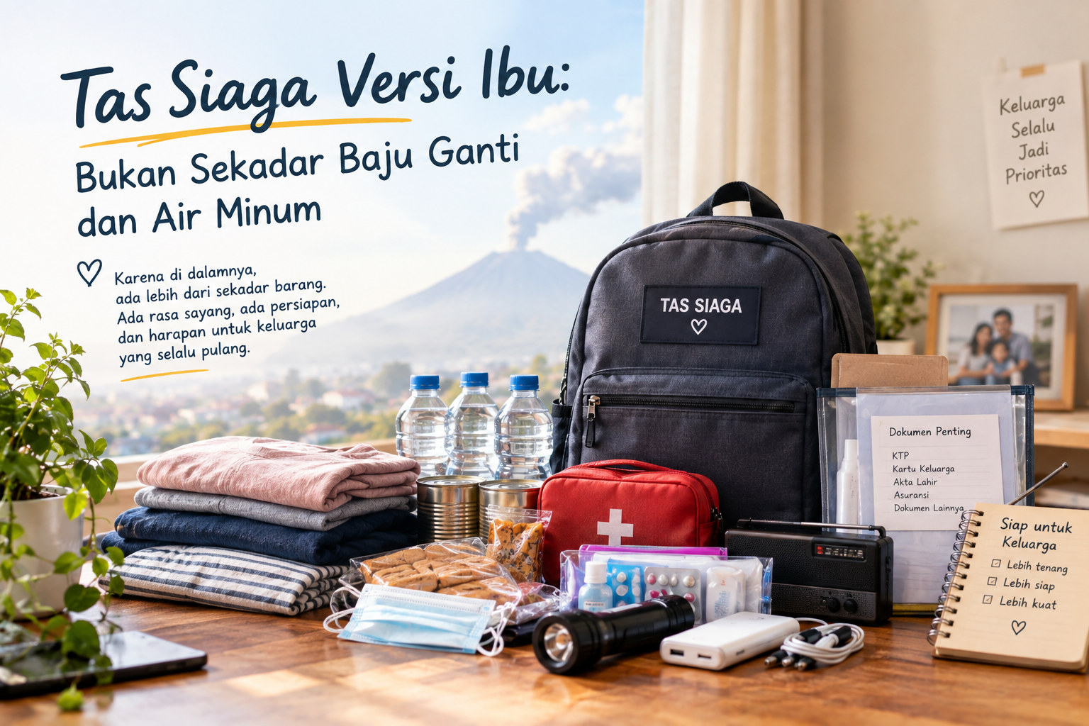 Tas Siaga Versi Ibu: Bukan Sekadar Baju Ganti dan Air Minum